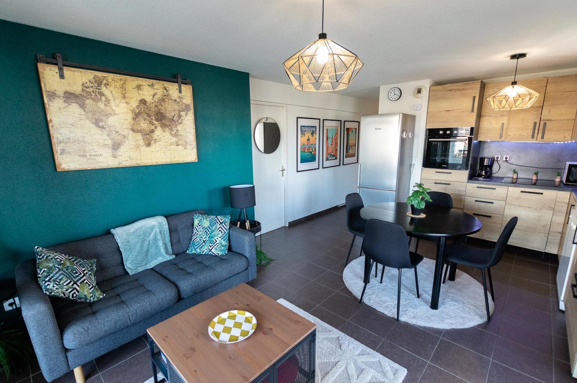 Chouette , Un Logement T3 Cozy Tout Proche Du Metro Et Parking Prive A Disposition Toulouse Exteriör bild